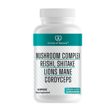 Mushroom Complex Capsules with 10 Functional Mushrooms